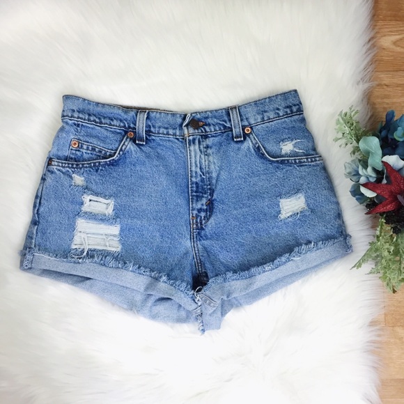 Levi's Pants - Levi High Waisted Vintage Blue Jean Short SZ.8 910